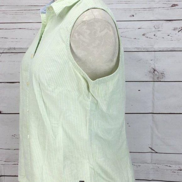 Tommy‎ Hilfiger Classic Striped Sleeveless Shirt - Picture 2 of 6